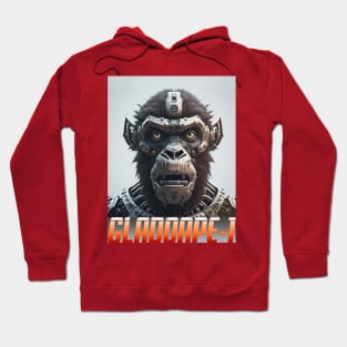 GLADOAPE 1 Robotic Space War Gladiator ape T-Shirt Hoodie